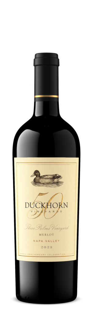Duckhorn-50thAnniversary-Merlot-Napa Valley-Three Palms Vyd